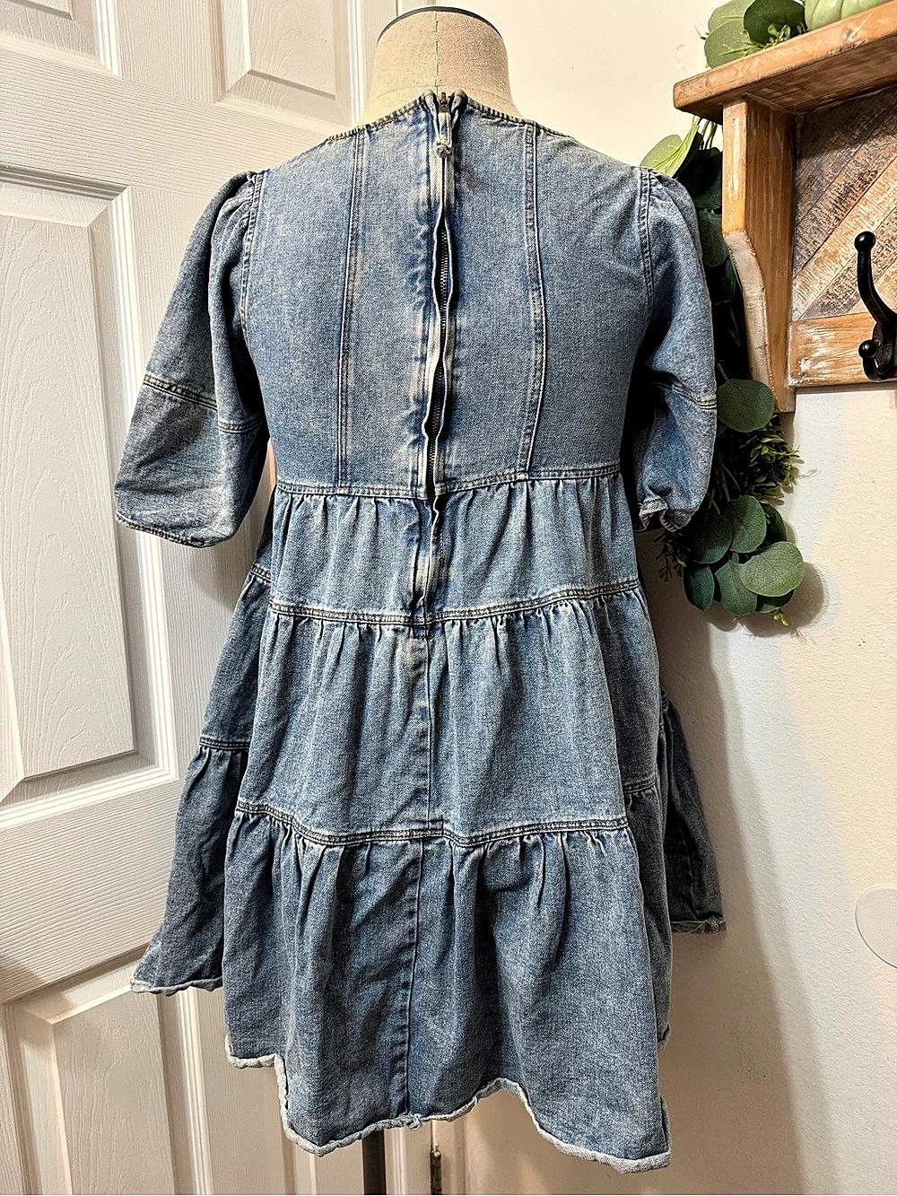 jacquie the label Denim Babydoll Dress - Picture 3 of 10